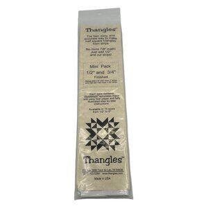 Thangles Mini Pack 1/2" & 3/4" Finished Quilting Triangles Paper